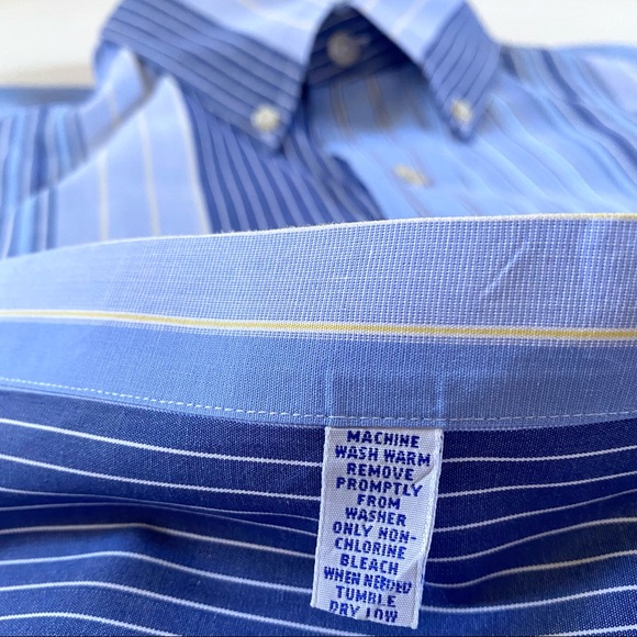 RALPH LAUREN Classic 100% Cotton Stripe Men’s Blaire Shirt, Size Large - Picture 8 of 14